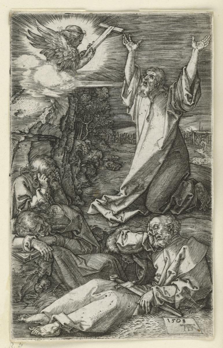 Christus am Ölberg (Kupferstich-Passion)