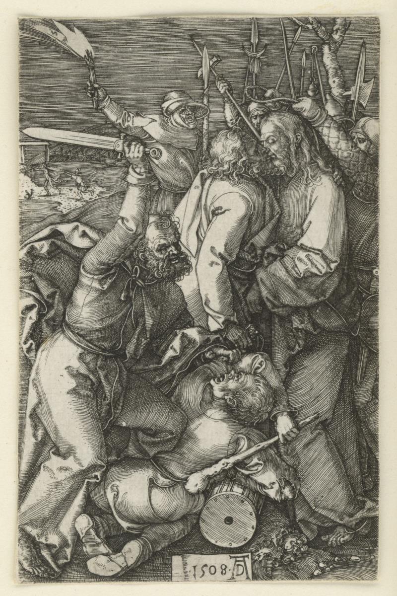 Verrat des Judas (Kupferstich-Passion)
