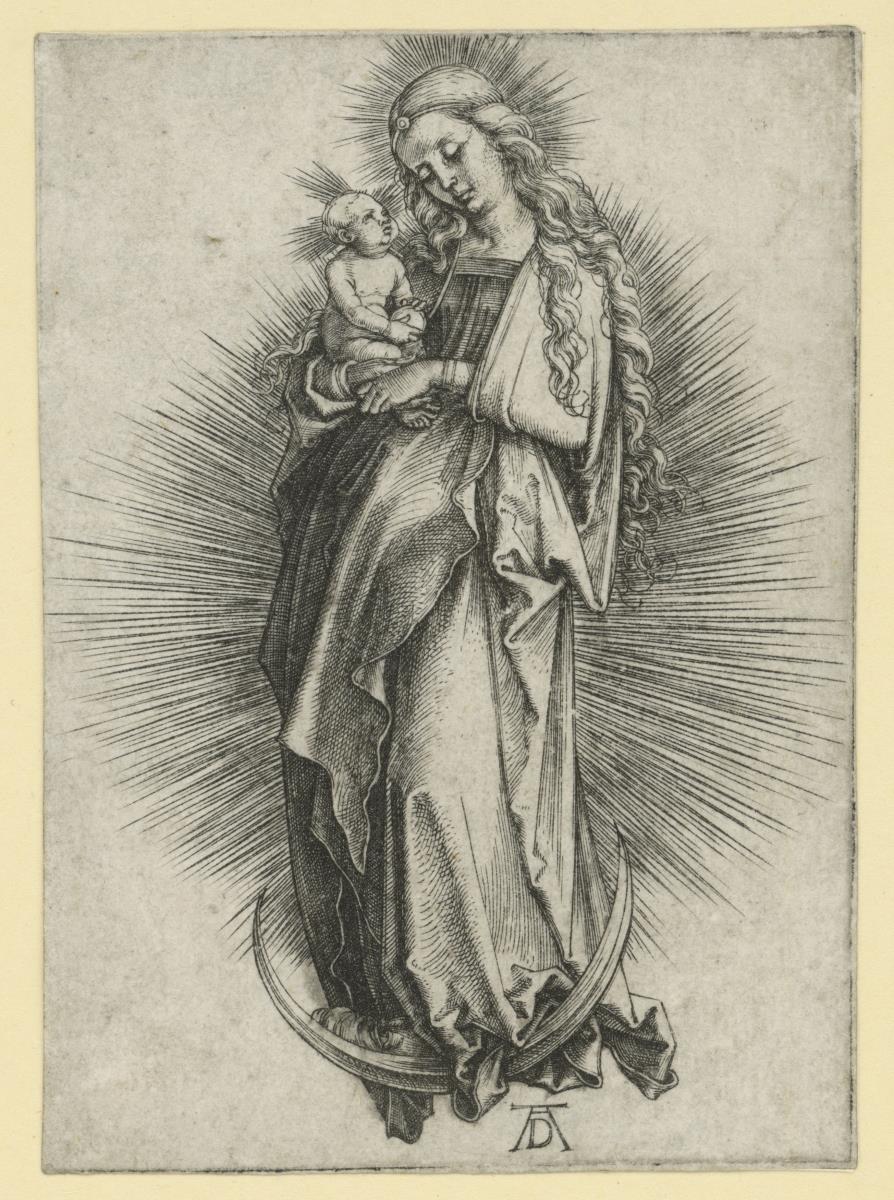 Maria auf der Mondsichel