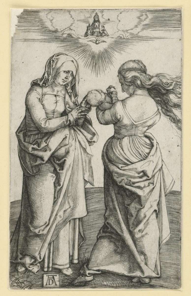 Maria mit Kind und heilige Anna