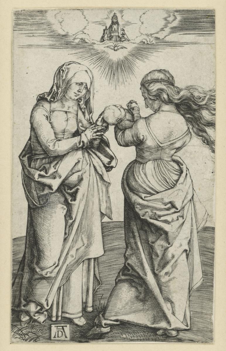 Maria mit Kind und heilige Anna
