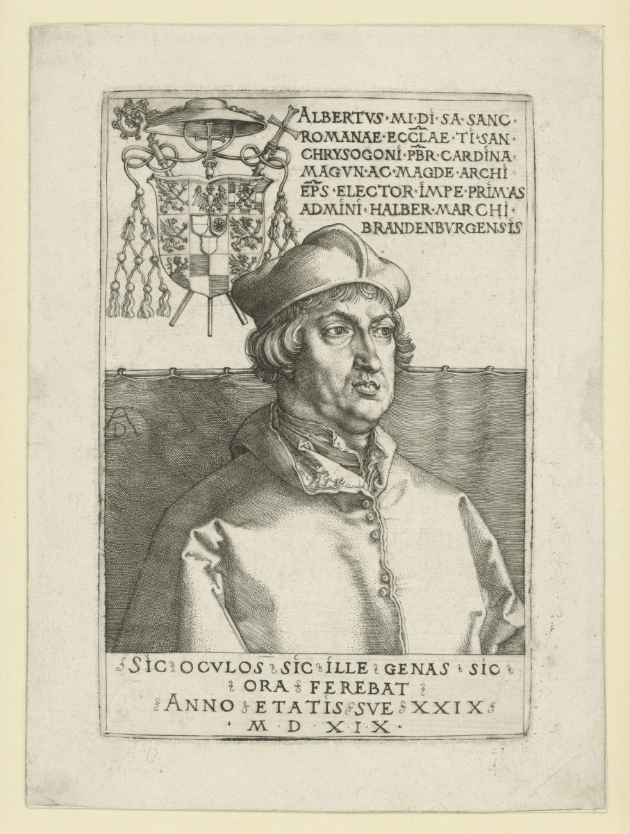 Porträt des Kardinals Albrecht von Brandenburg (Der kleine Kardinal)