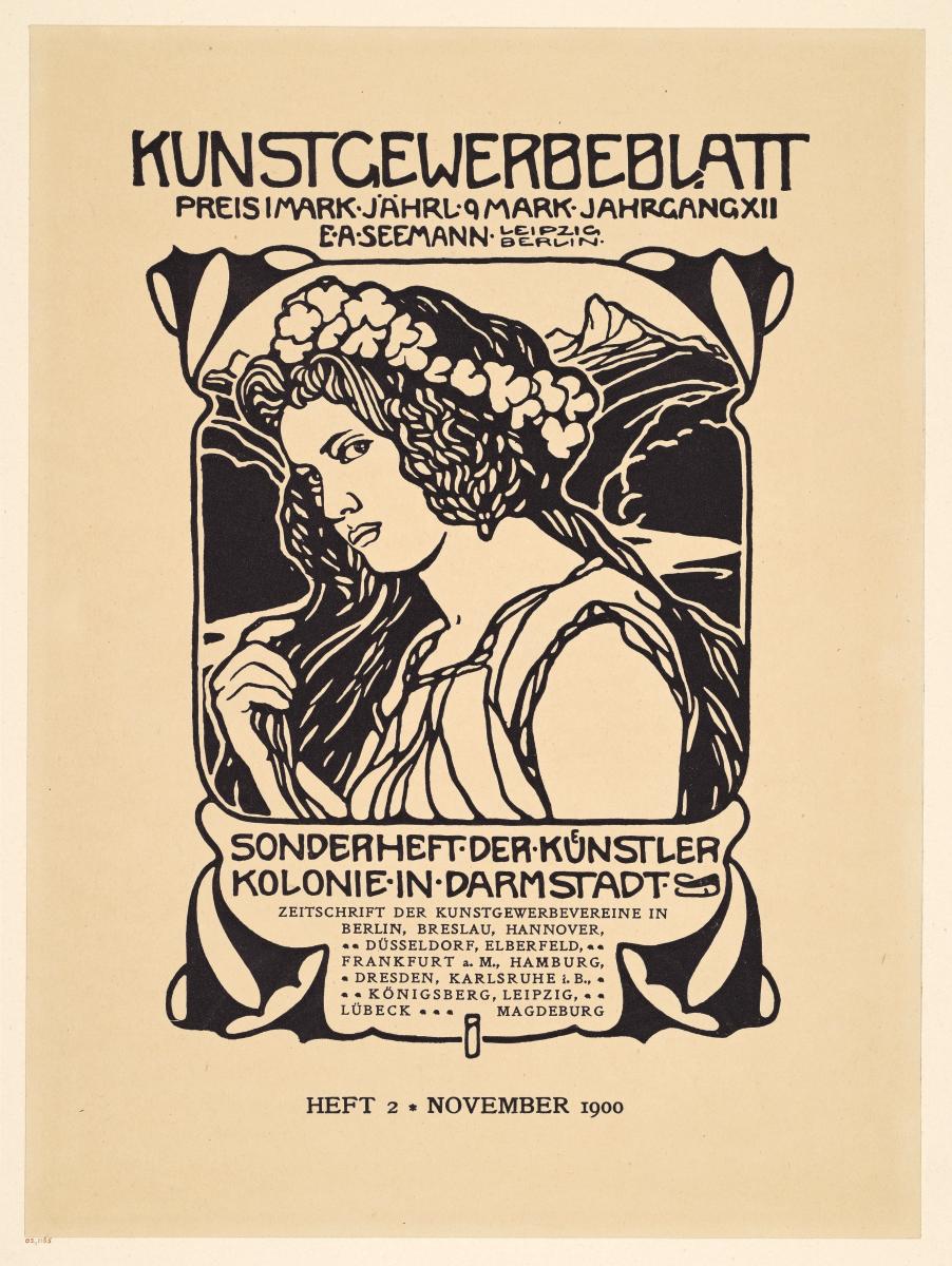 Titel zu Kunstgewerbeblatt, Sonderheft der Künstlerkolonie in Darmstadt, November 1902