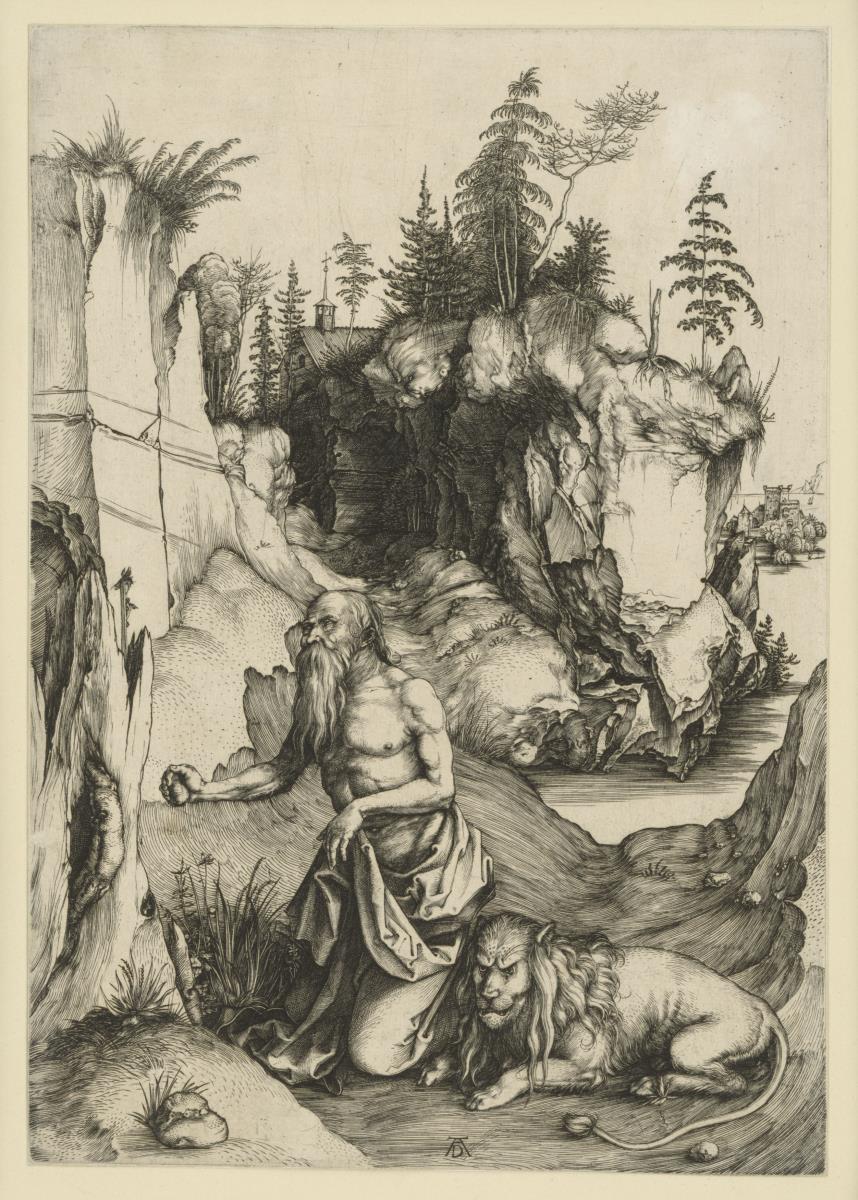 Der hl. Hieronymus in der Wüste