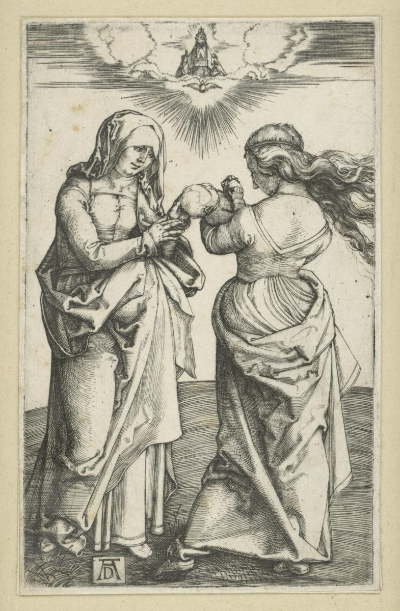 Maria mit Kind und heilige Anna