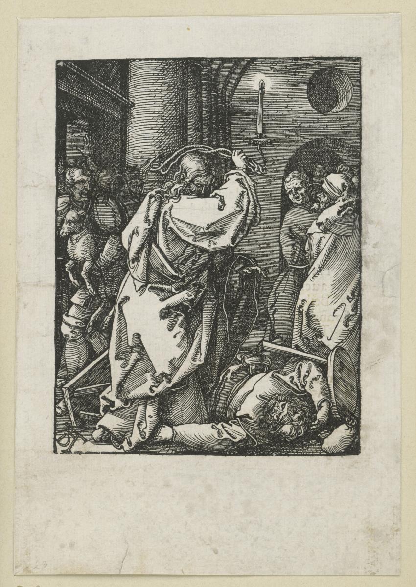 Christus vertreibt die Geldwechsler aus dem Tempel (Kleine Passion)