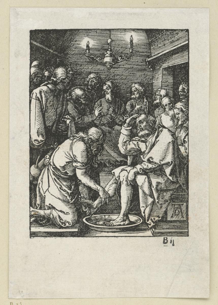 Christus wäscht die Füße der Apostel (Kleine Passion)