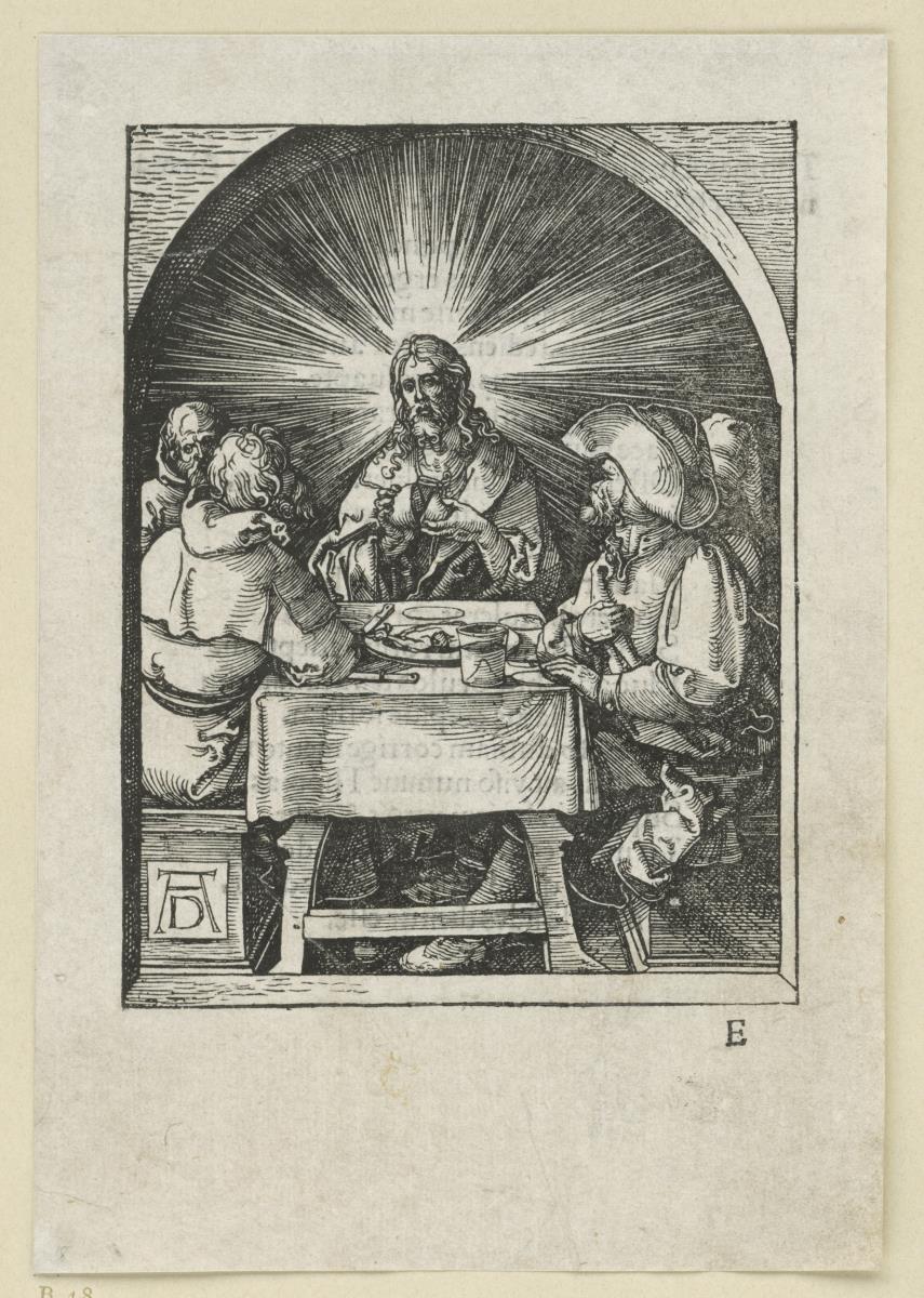 Christus in Emmaus (Kleine Passion)