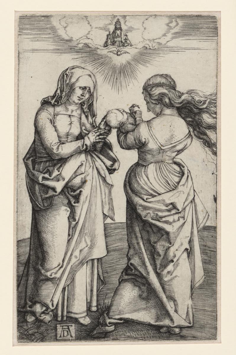 Maria mit Kind und heilige Anna