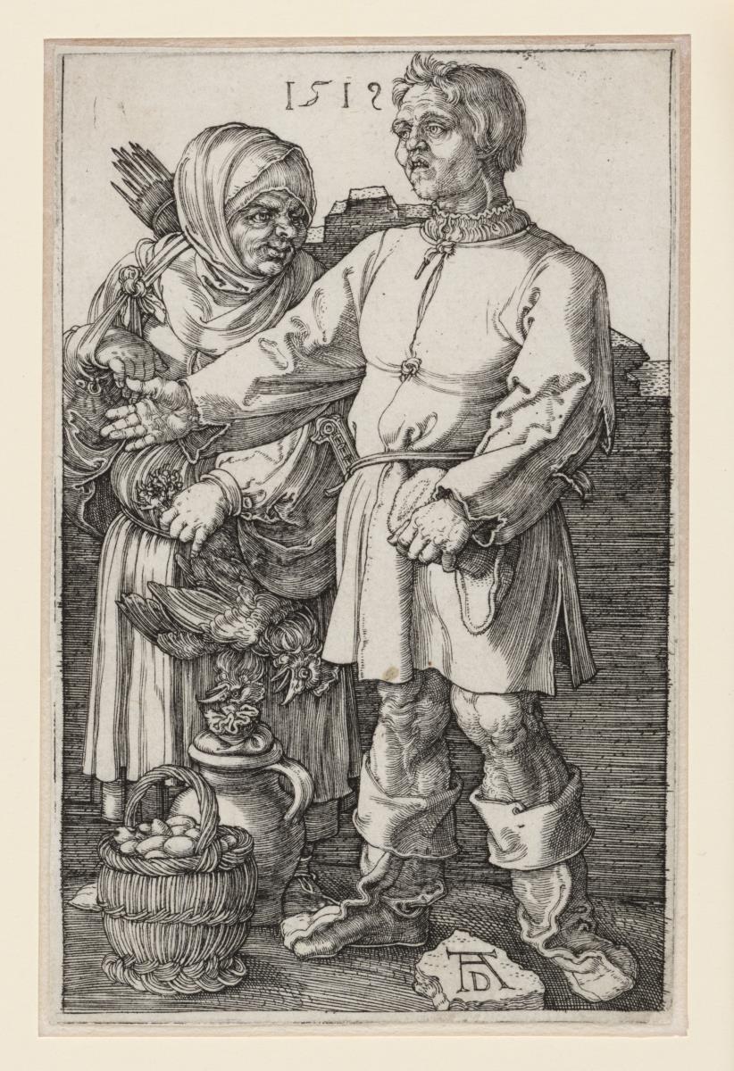 Das Bauernpaar auf dem Markt