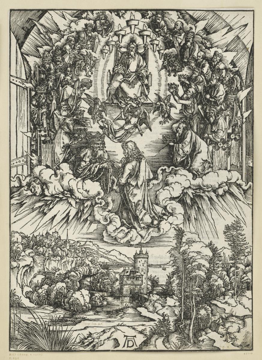 Johannes vor Gott und den Ältesten (Apokalypse)