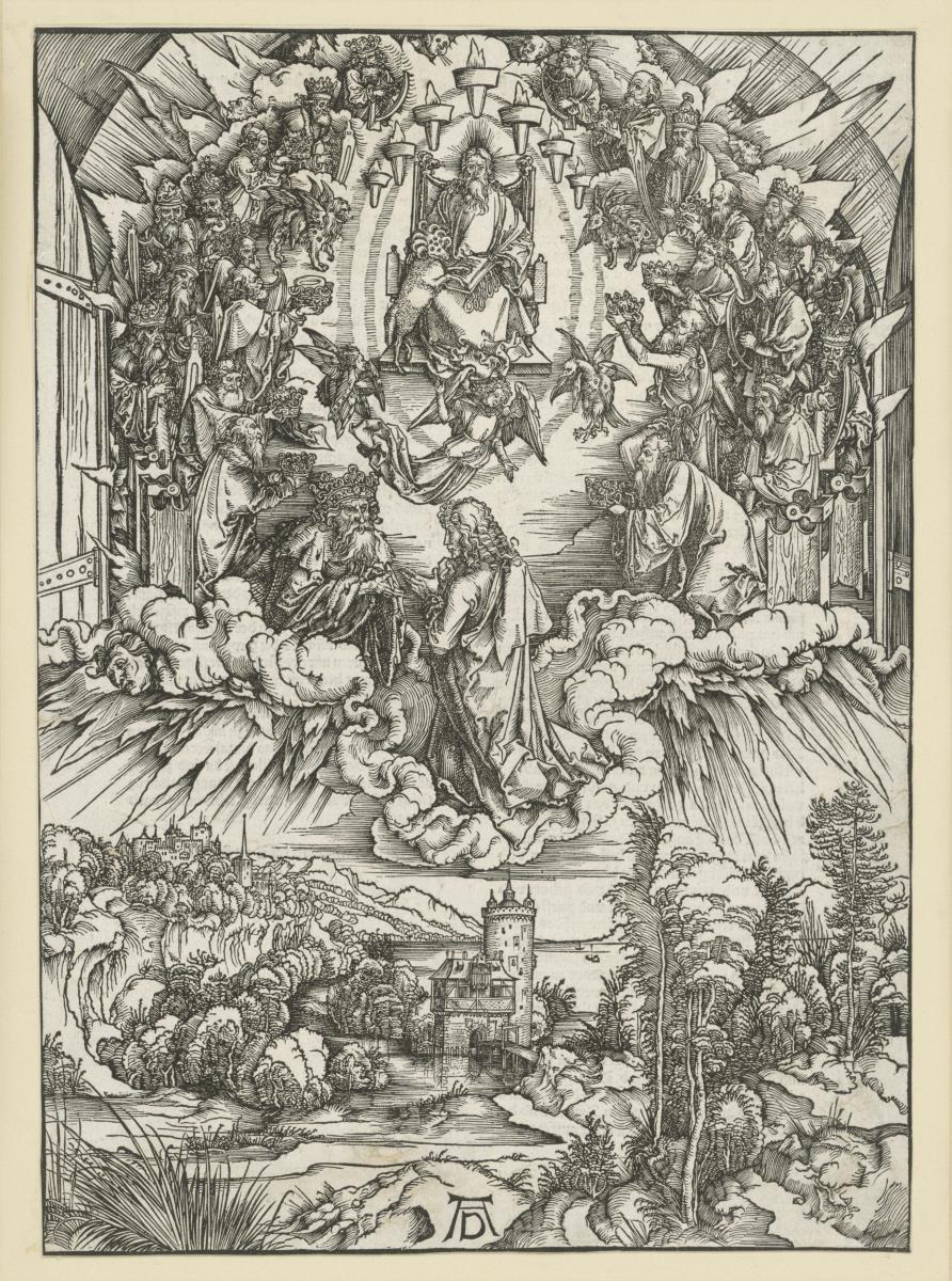 Johannes vor Gott und den Ältesten (Apokalypse)
