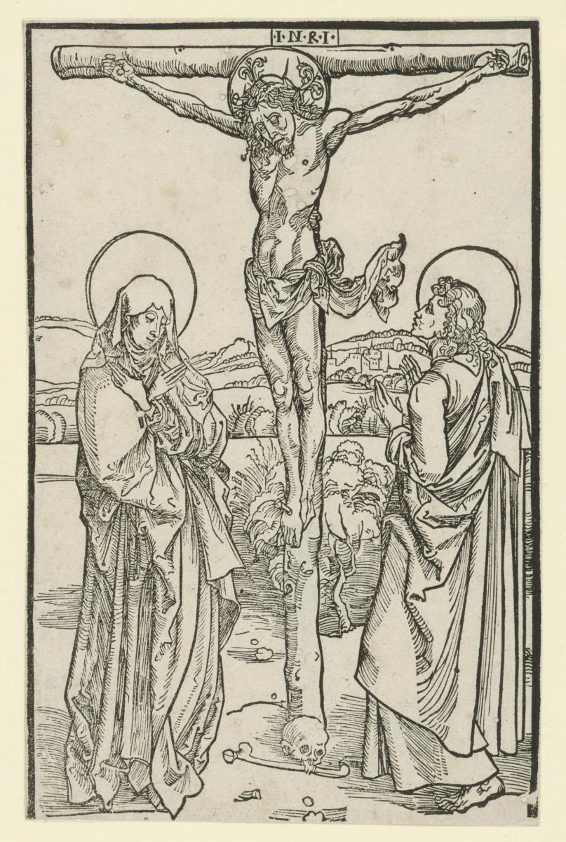 Christus am Kreuz zwischen Maria und Johannes
