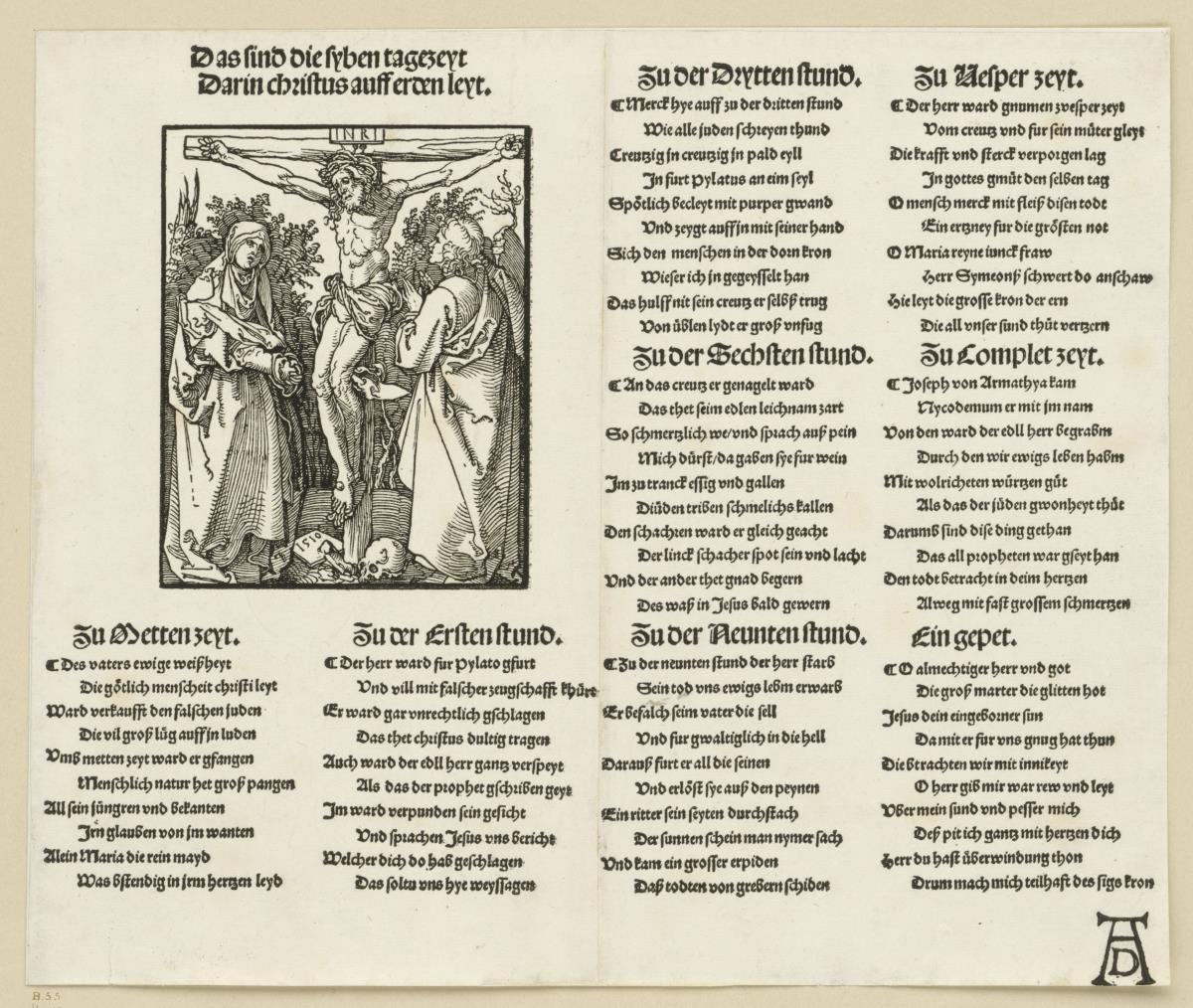 Christus am Kreuz mit Maria und Johannes