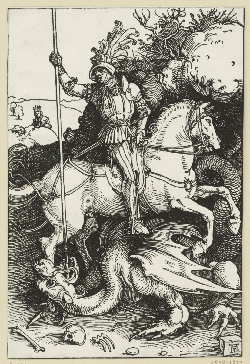 Der heilige Georg zu Pferd