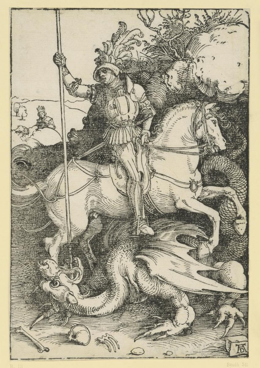 Der heilige Georg zu Pferd
