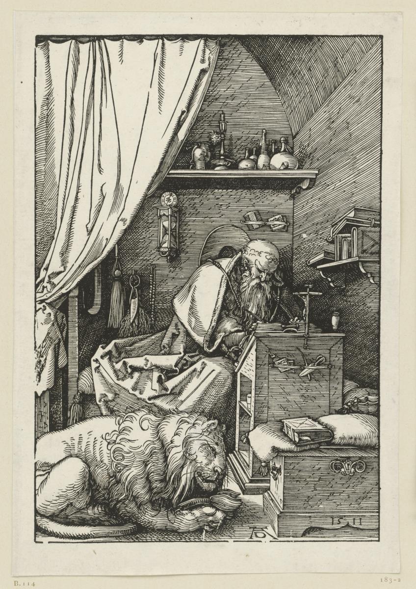 Heiliger Hieronymus in seiner Zelle