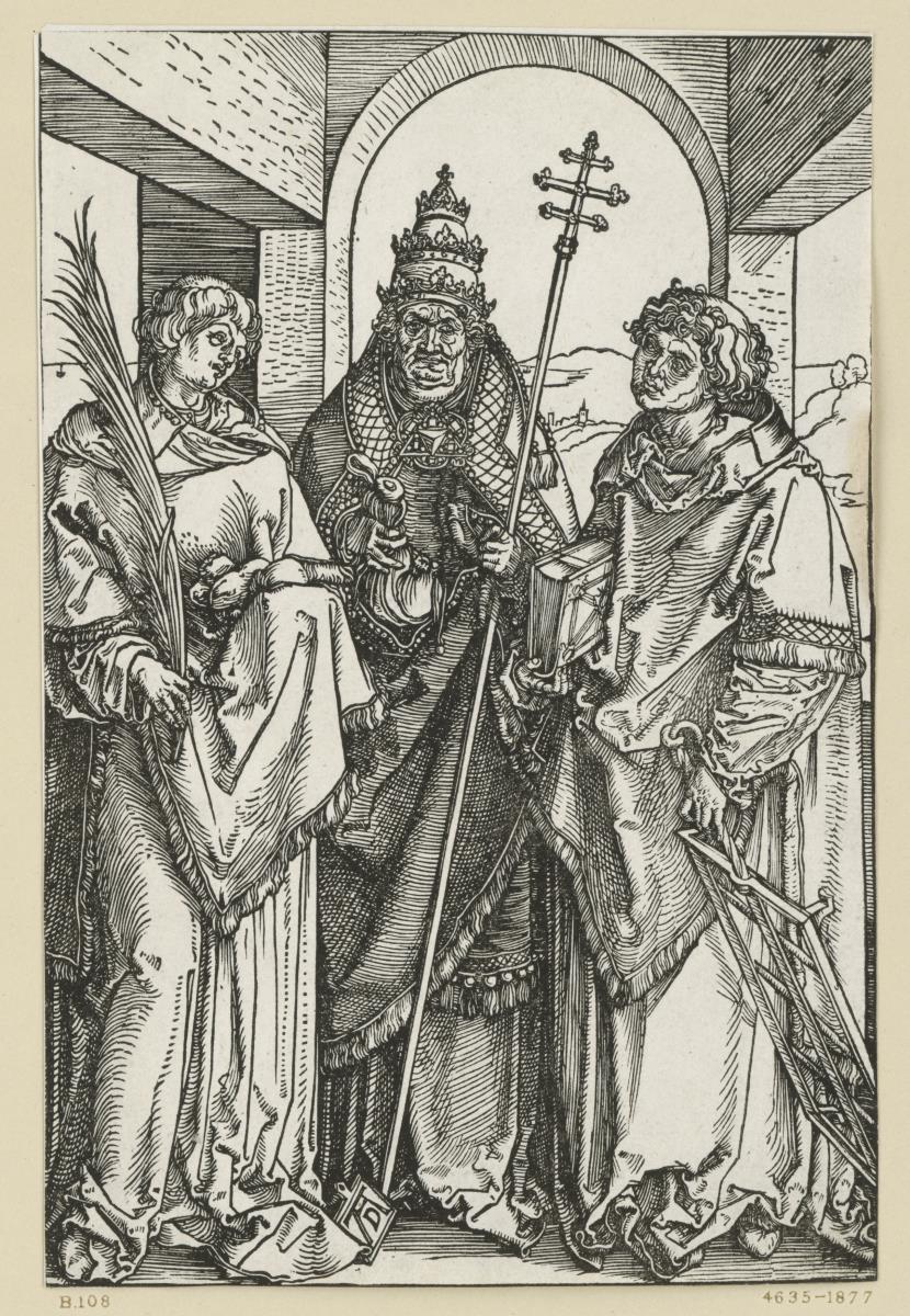 Die Heiligen Stephanus, Sixtus und Laurentius