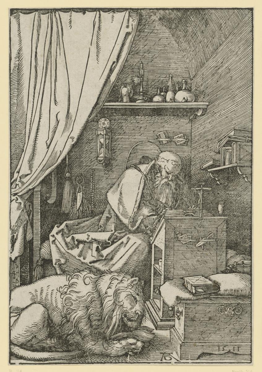Heiliger Hieronymus in seiner Zelle