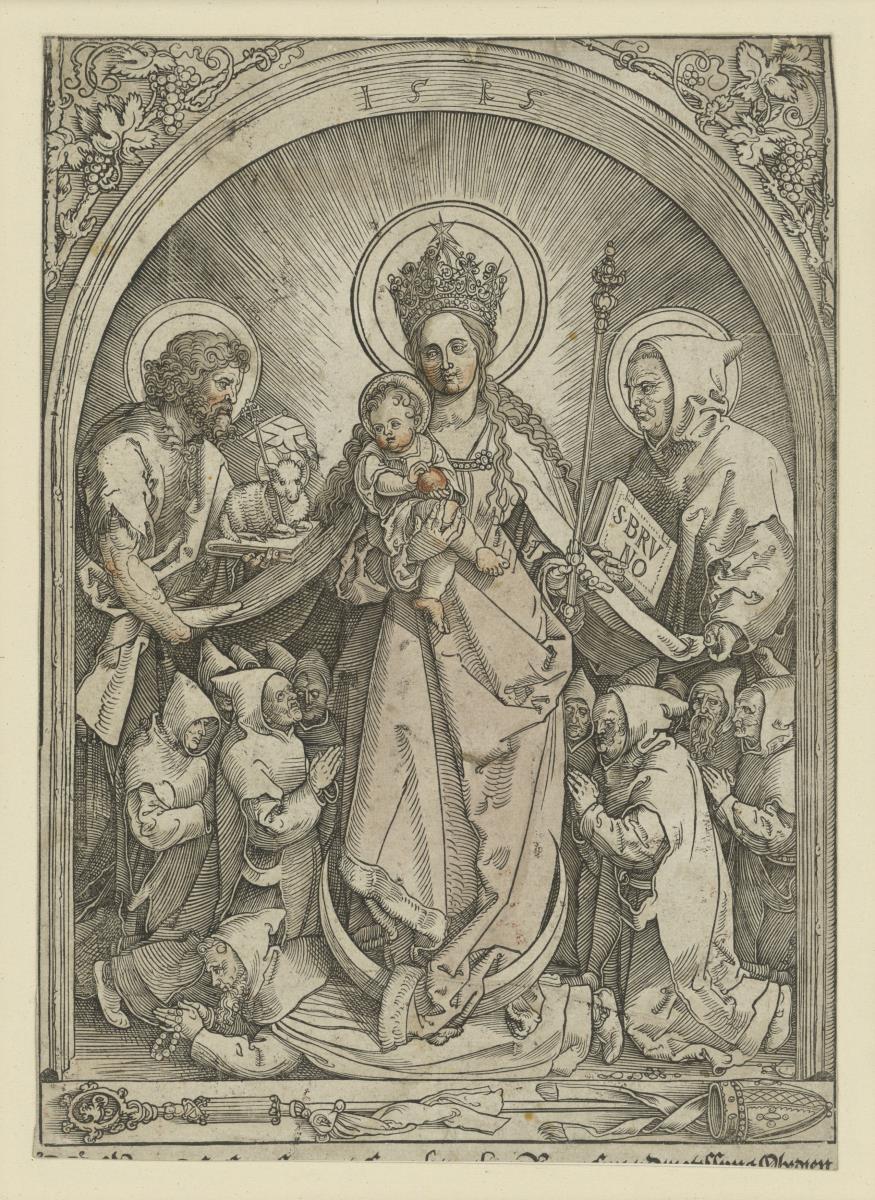 Die Karthäuser-Madonna mit Johannes d. T. und dem heiligen Bruno