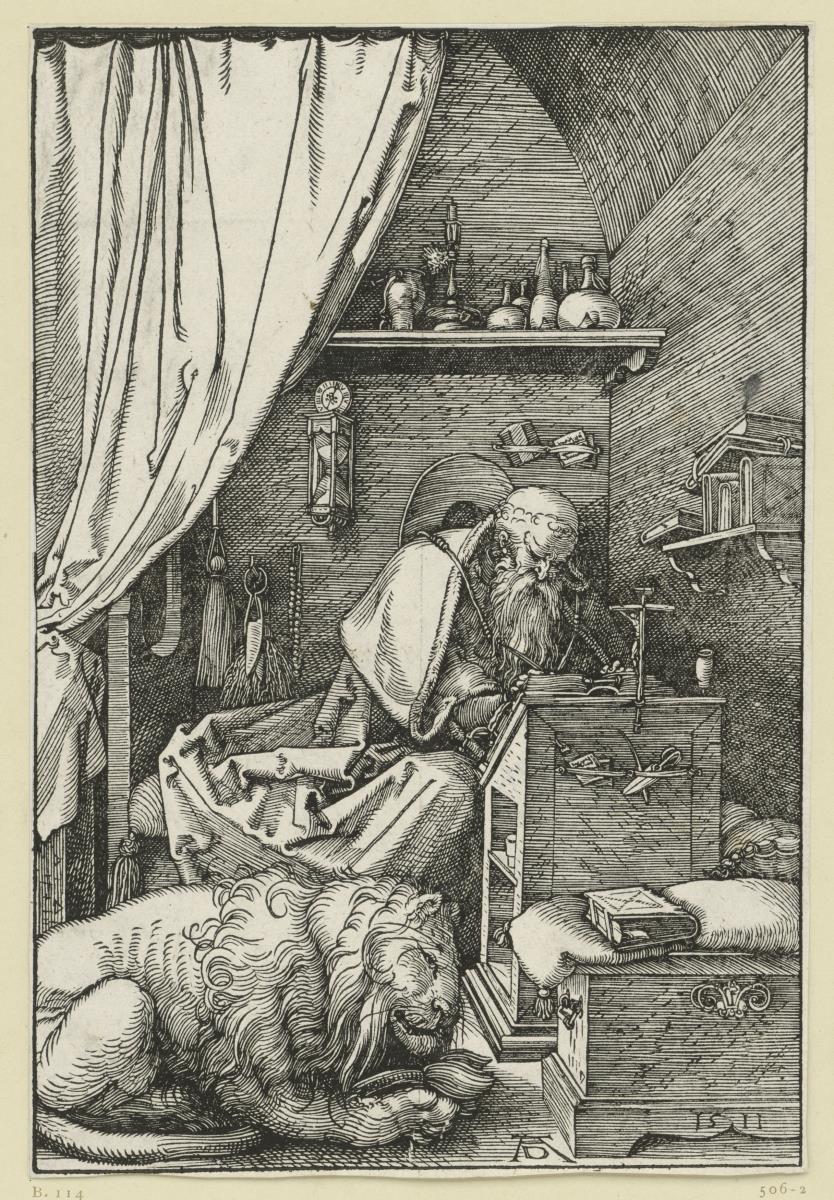 Heiliger Hieronymus in seiner Zelle