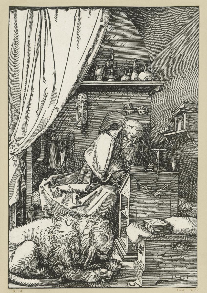 Heiliger Hieronymus in seiner Zelle