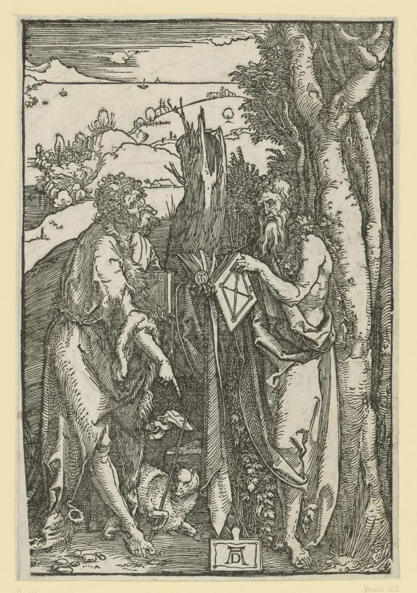 Johannes d. T. und der heilige Onuphrius