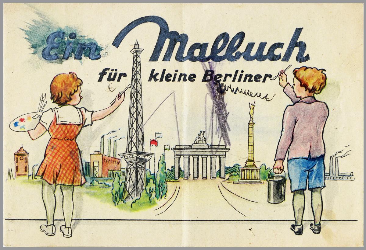 Malbuch für kleine Berliner