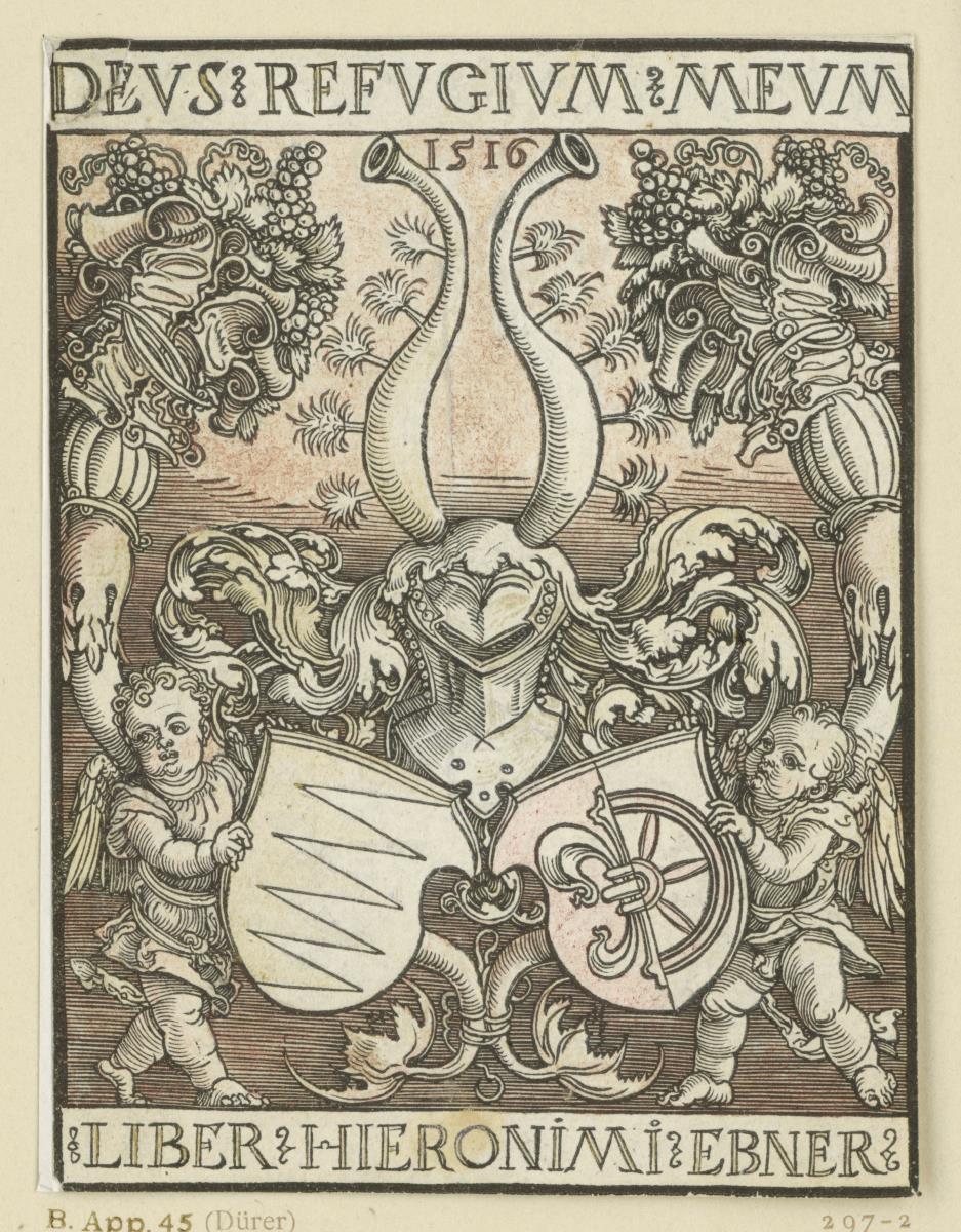 Bücherzeichen des Hieronymus Ebner