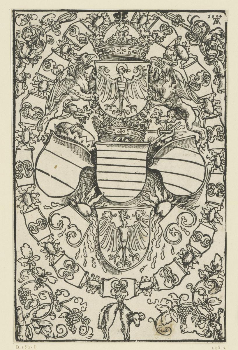 Wappen Maximilians I. als römischer König