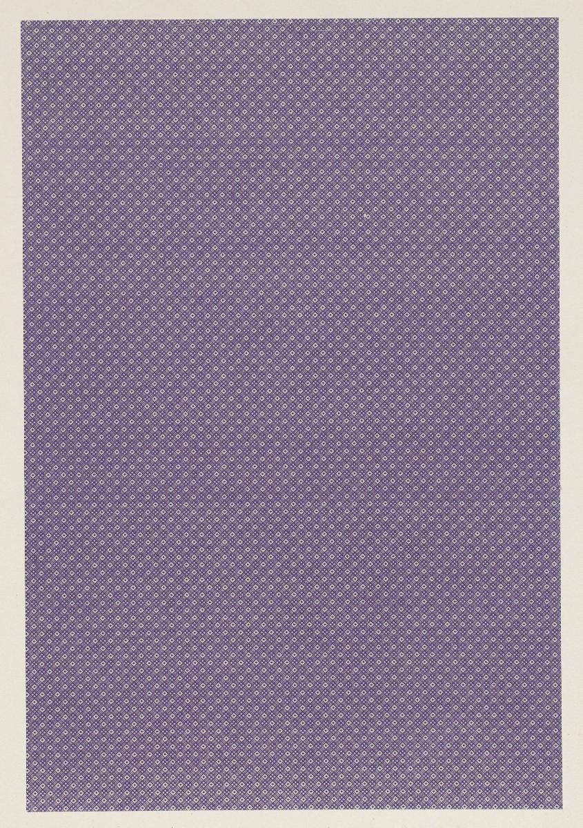 Walzendruckpapier (kleines Gittermuster, nach alten Mustern)