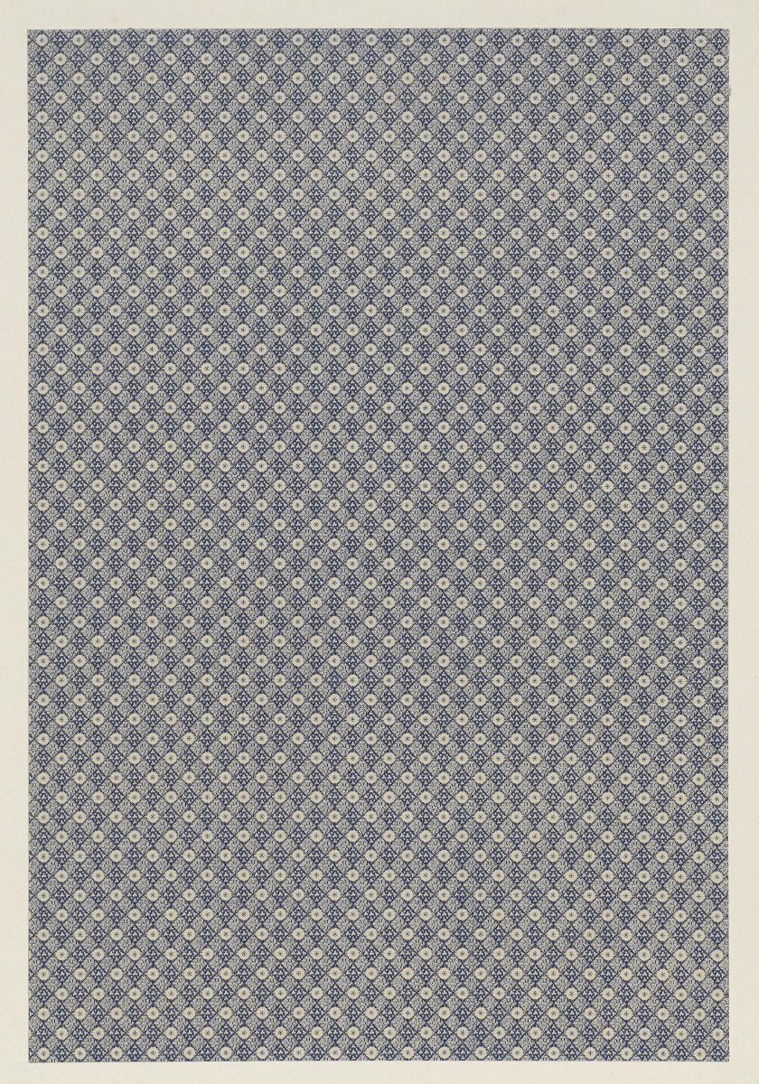 Walzendruckpapier (kleines Flächenmuster, nach alten Mustern)