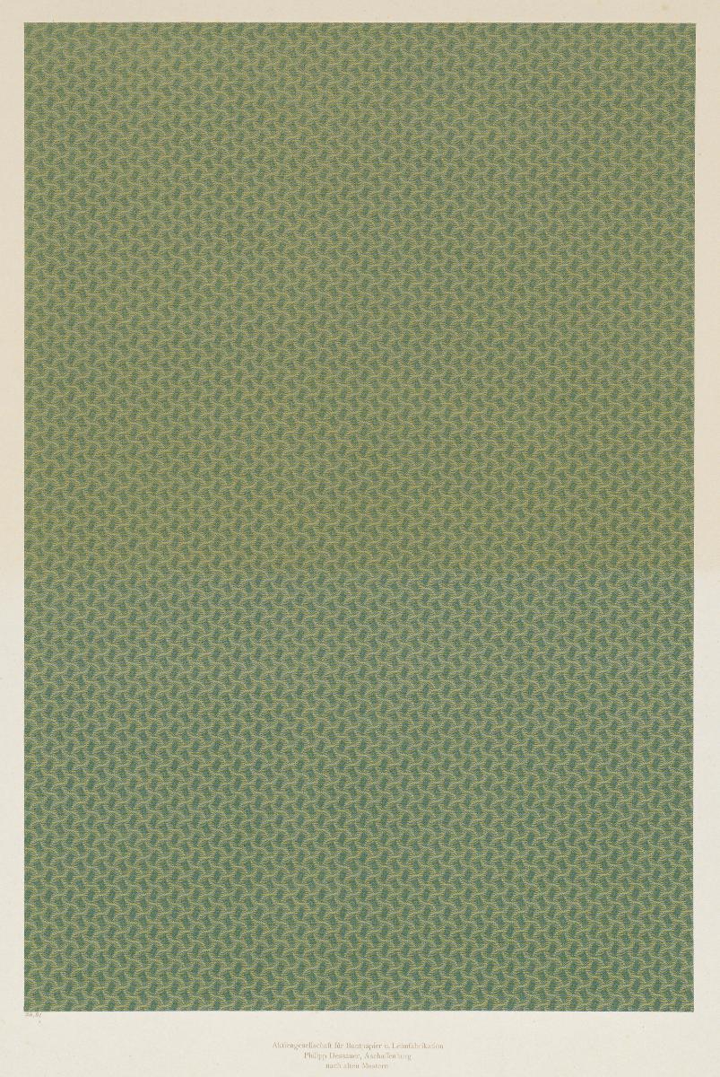 Walzendruckpapier (rautenförmiges Flächenmuster, nach alten Mustern)