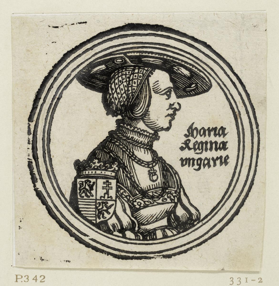 Porträt der Maria, Königin von Ungarn