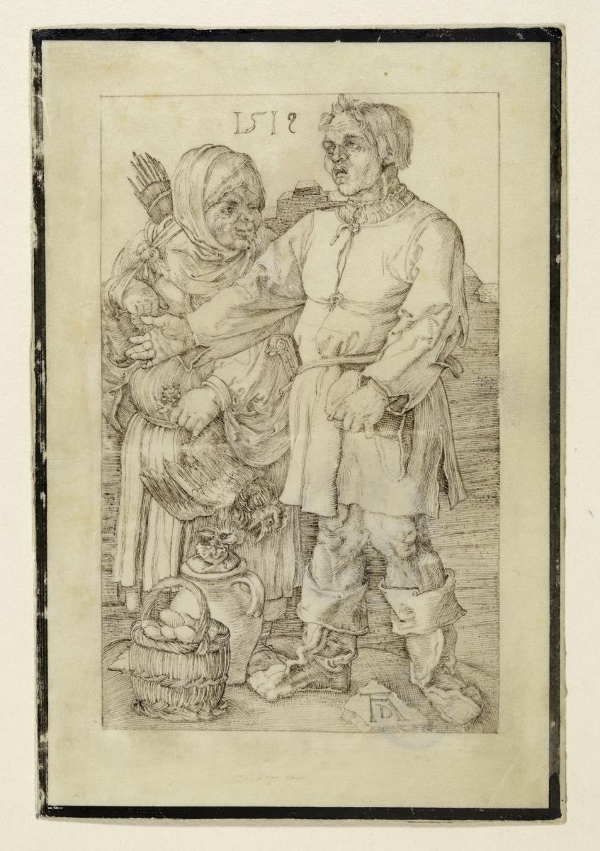 Bauernpaar auf dem Markt (Kopie nach B. 89)