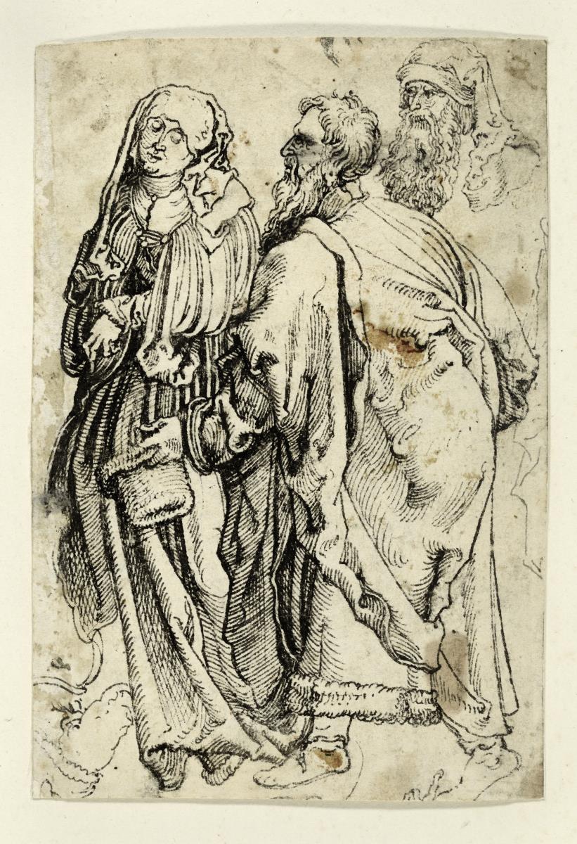 Anna neben Joachim stehend (Teilkopie nach dem Tempelgang Maria B. 81)