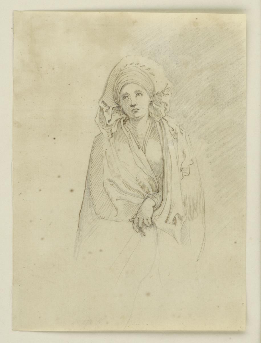 Halbfigur einer der Marien (Teilkopie nach B. 92)