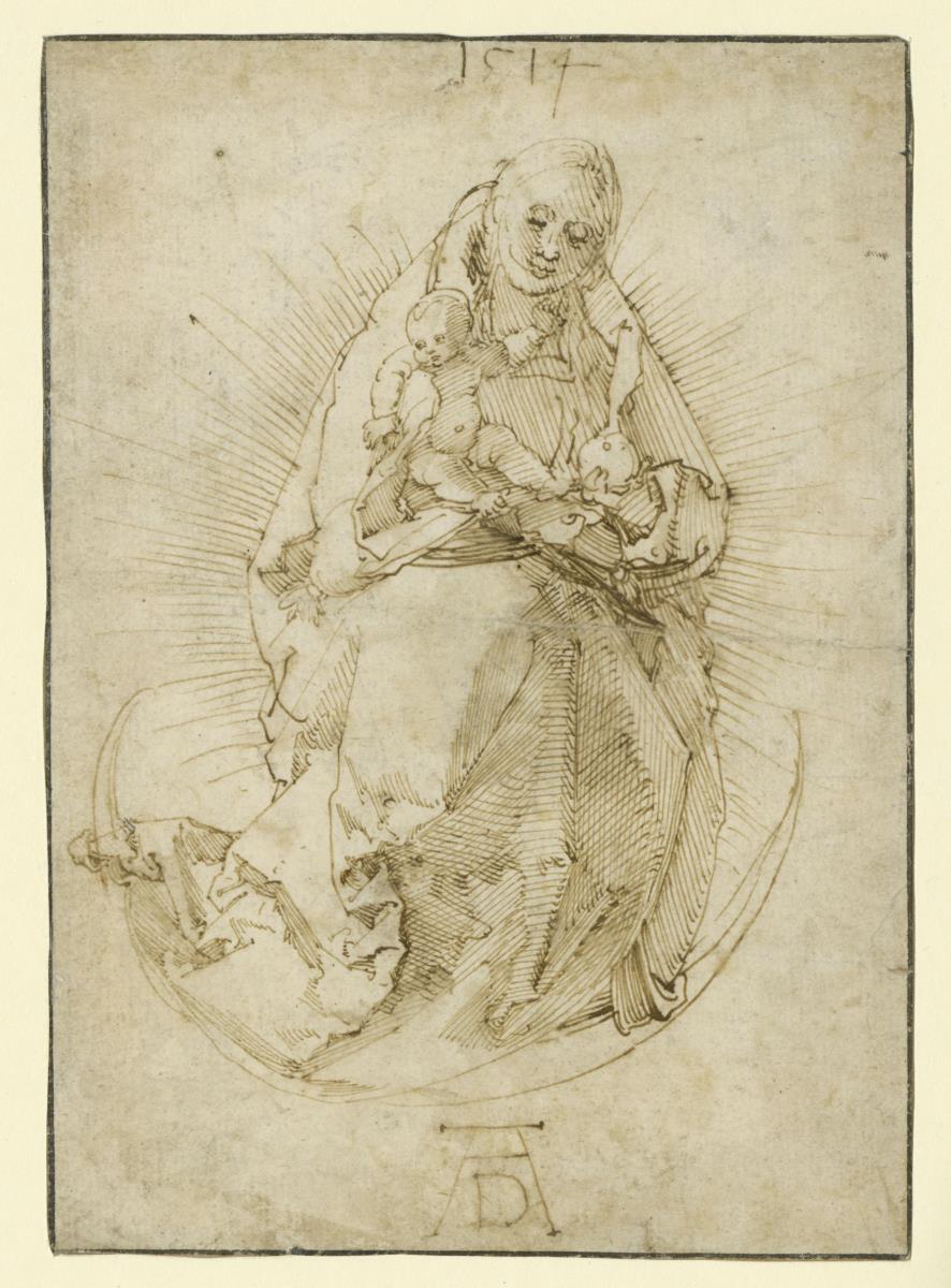 Madonna auf der Mondsichel