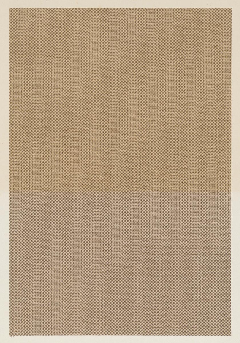 Walzendruckpapier (feines geometrisches Muster, nach alten Mustern)
