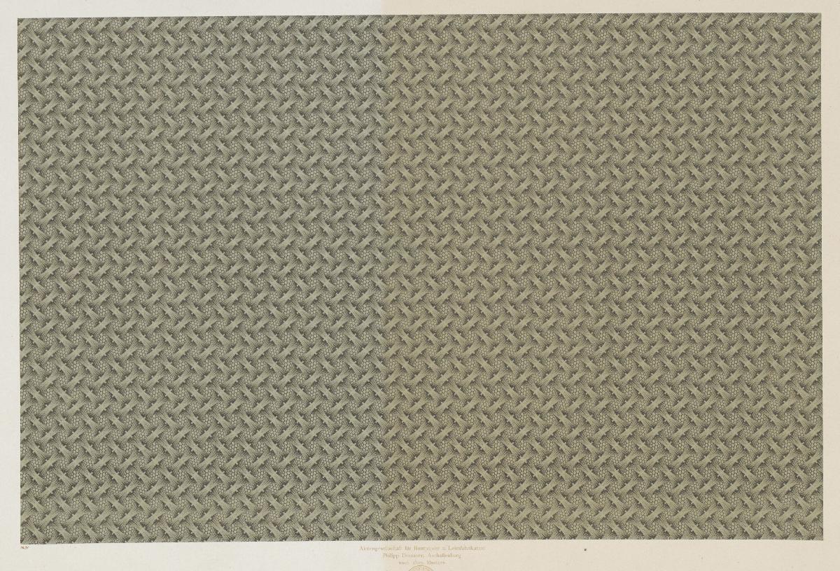 Walzendruckpapier (diagonales Flechtmuster, nach alten Mustern)