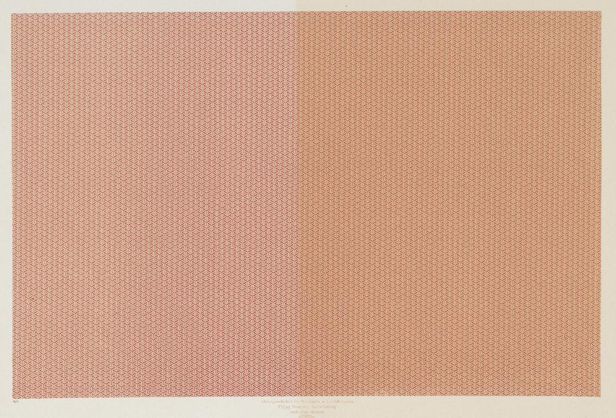Walzendruckpapier (kleines geometrisches Flächenmuster, nach alten Mustern)