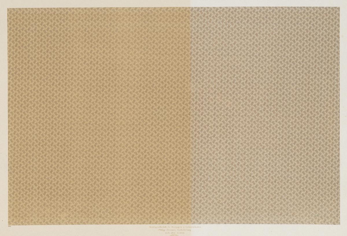 Walzendruckpapier (kleines rautenförmiges Flächenmuster, nach alten Mustern)