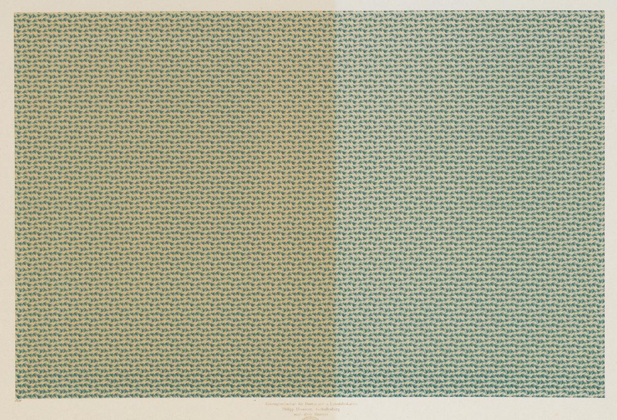Walzendruckpapier (kleines Flächenmuster, nach alten Mustern)