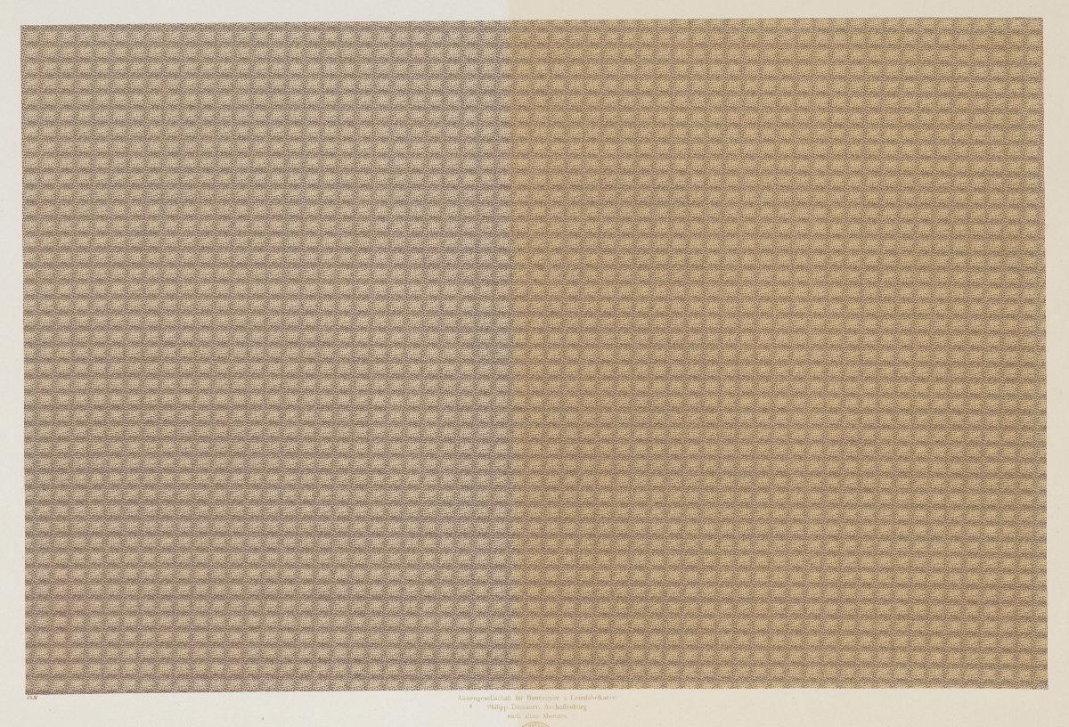Walzendruckpapier (geometrisches Muster, nach alten Mustern)