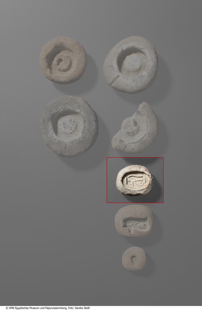 Model für eine Ringplatte mit Udjat-Auge