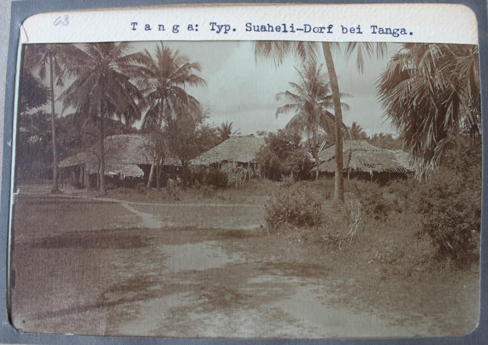 Tanga: Typ. Suaheli-Dorf bei Tanga