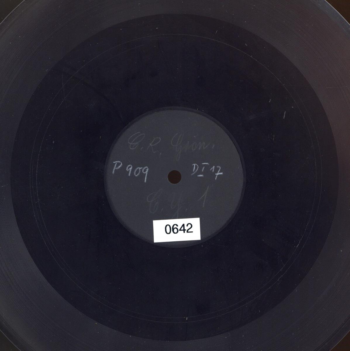 Titel A: CR Grön [Christian Leden?] C. Y. 20
Titel B: CR Grön [Christian Leden ?] C. Y. 1