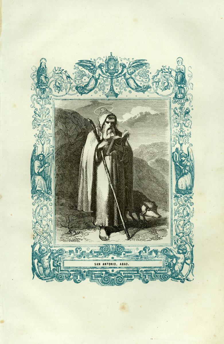 San Antonio, Abad. (Der Heilige Antonius, Abt)