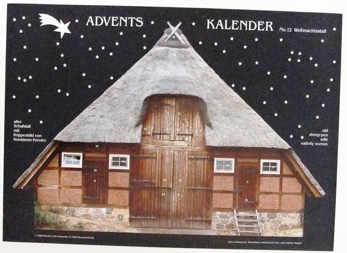 Adventskalender No. 12, Weihnachtsstall