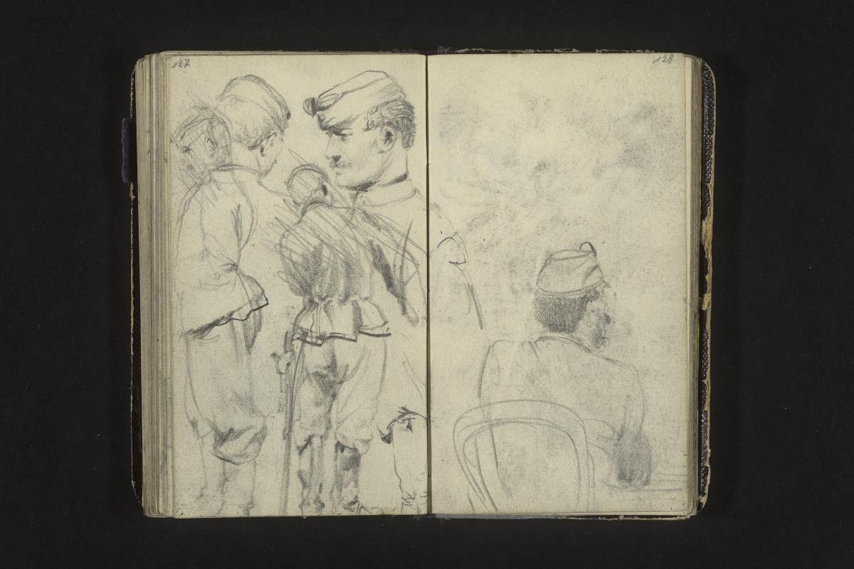 Studien österreichischer Soldaten (teils verworfen)